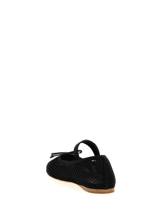 Ballerina logo di Miu Miu in Black