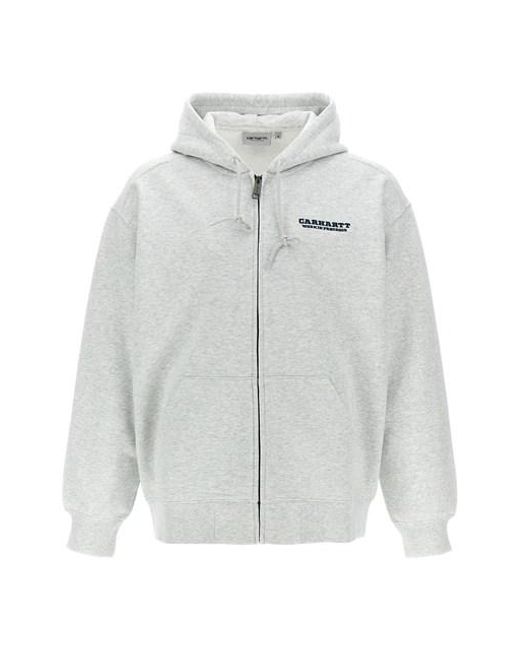 Felpa con cappuccio 'Runaway' di Carhartt in Gray da Uomo