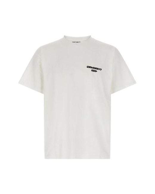 Carhartt White 'wiptopia' T-shirt for men