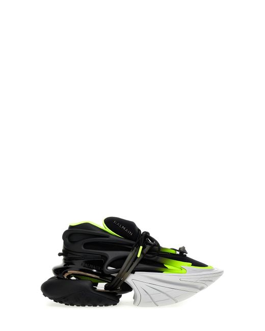 Balmain Black Unicorn Sneakers for men