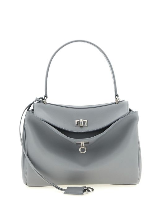 Balenciaga Gray 'rodeo' Small Handbag