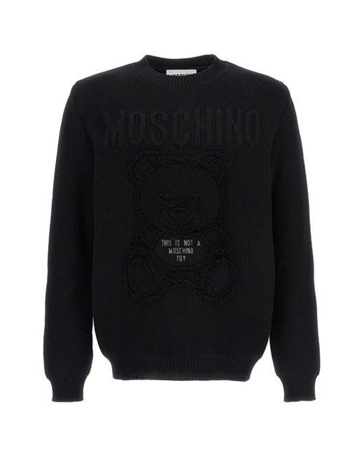 Moschino Black 'teddy' Sweater for men