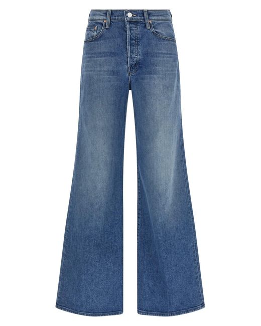 Mother Blue 'the Tomcat Roller Sneak' Jeans