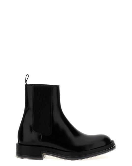 Alexander McQueen Chelsea-Stiefel "Float" in Black für Herren