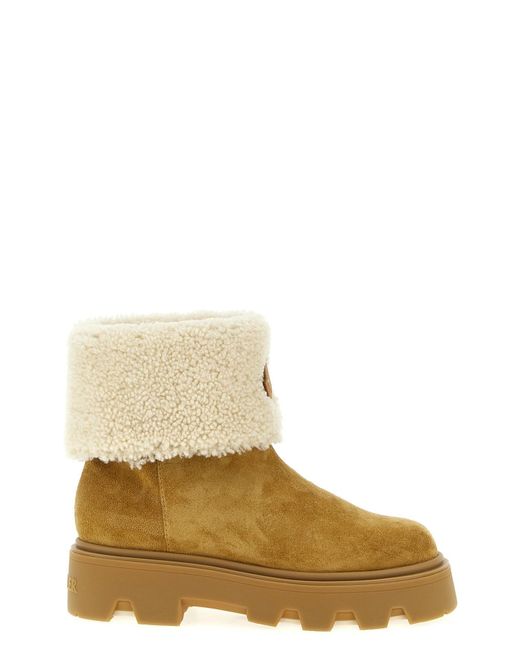 Moncler Brown 'aurea' Ankle Boots