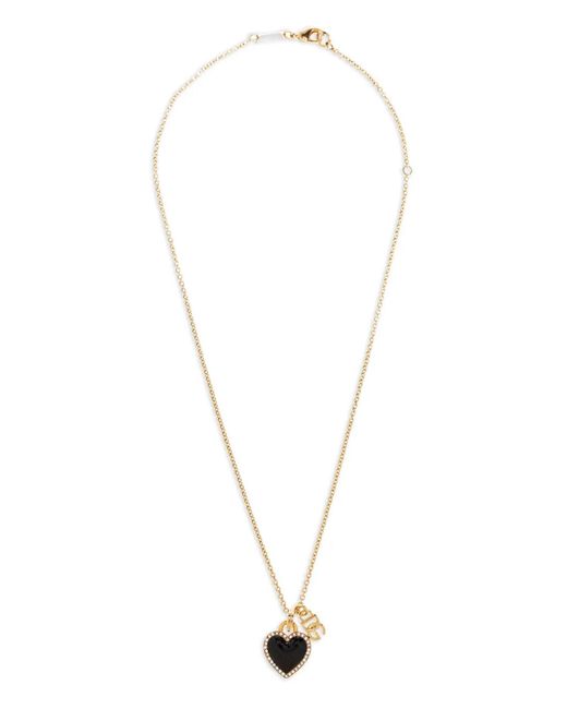 Dolce & Gabbana White 'heart Logo' Necklace