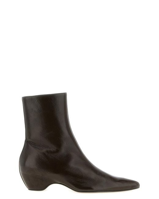 Khaite Brown 'sybil' Ankle Boots