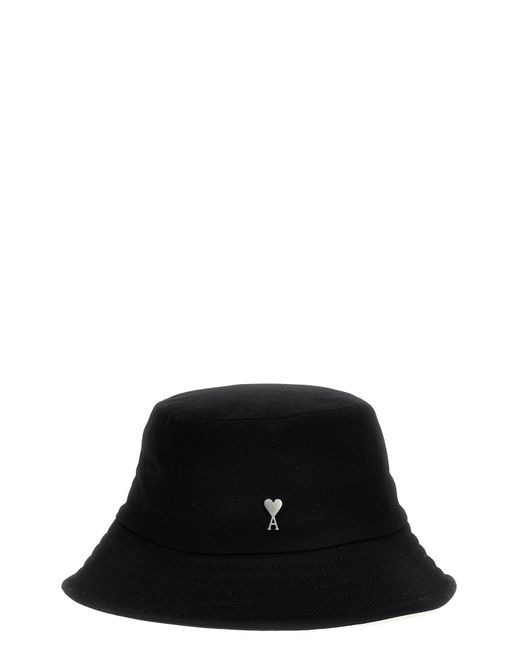 AMI Black 'ami De Coeur' Bucket Hat