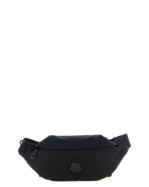 Marsupio 'Durance' Patch Logo di Moncler in Black da Uomo