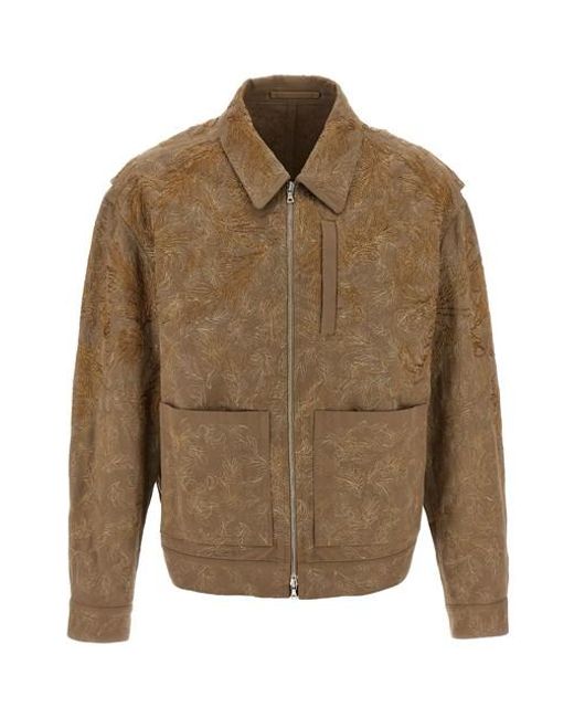 Dries Van Noten Brown 'veper' Jacket for men