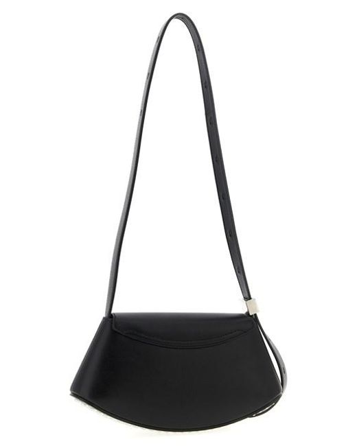 Tracolla 'Eldorado' Piccola di Jil Sander in Black