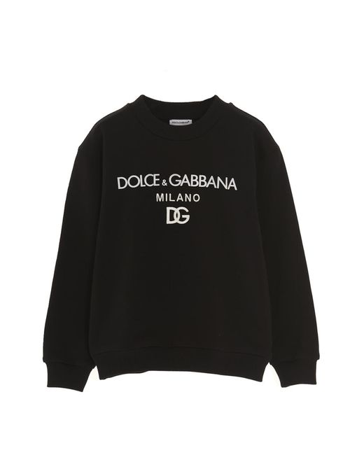 Dolce & Gabbana Sweatshirt 'Essential' in Black für Herren