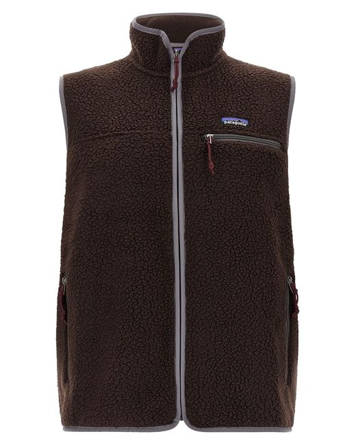 Patagonia Brown 'retro' Vest for men