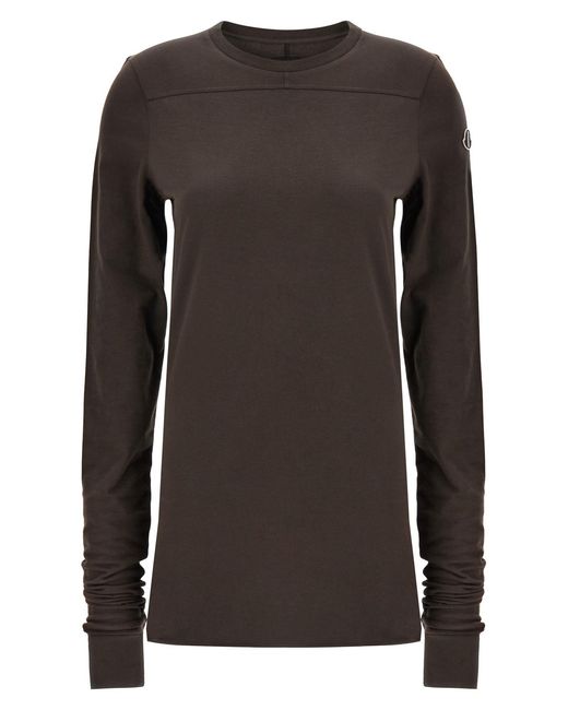 Rick Owens Brown Moncler + 'girder' T-shirt