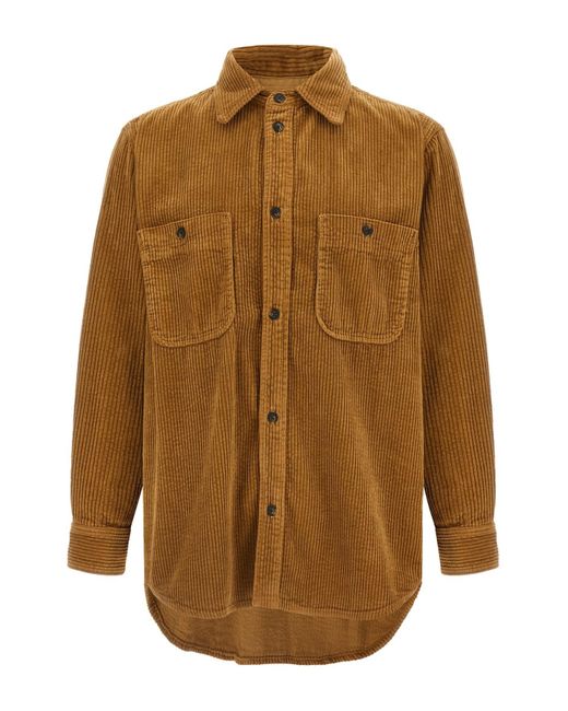 Isabel Marant Brown 'nario' Overshirt for men