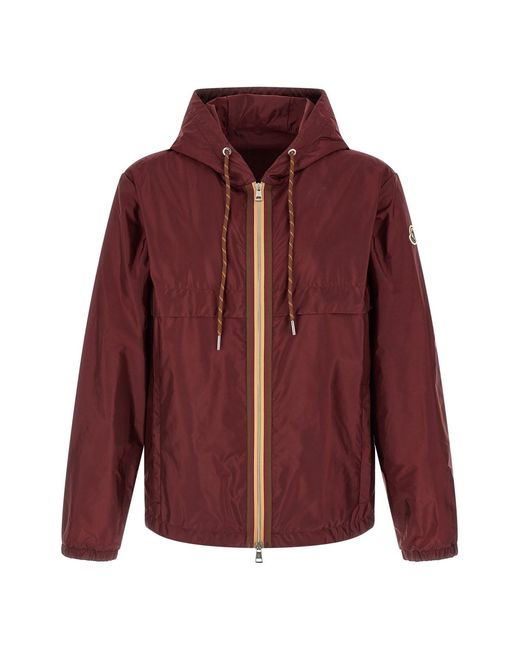 Moncler Red 'nidge' Jacket for men