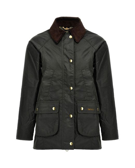 Barbour Black 'modern Beadnell' Jacket