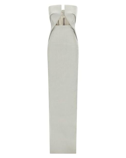 Abito 'Prong Gown' di Rick Owens in White