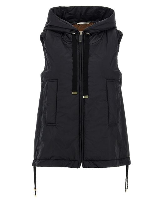 Max Mara Black 'greengo' Vest