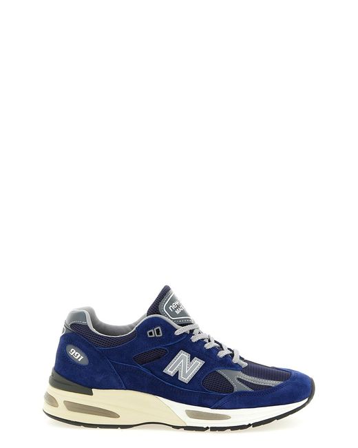New Balance Blue 'made In Uk 991v2' Sneakers for men