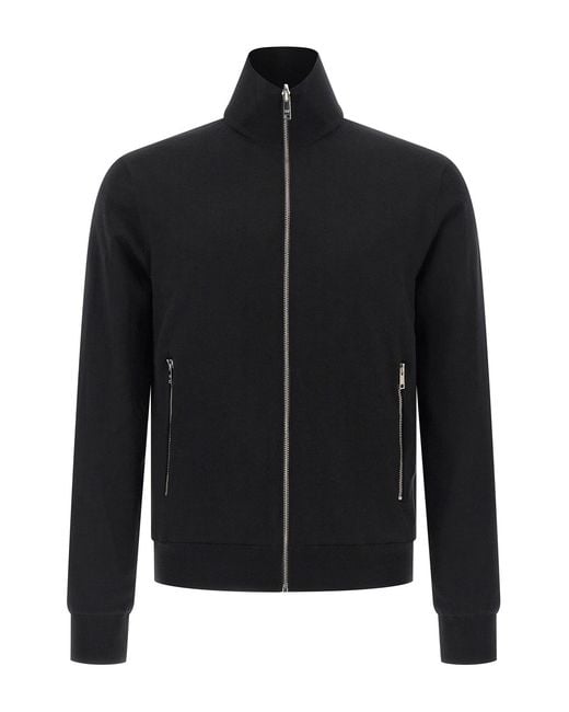 Prada Black Wool Reversible Cardigan for men