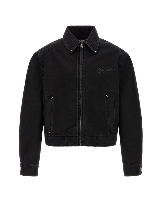 Jacquemus Black 'la Veste De-nîmes Canevas' Jacket for men