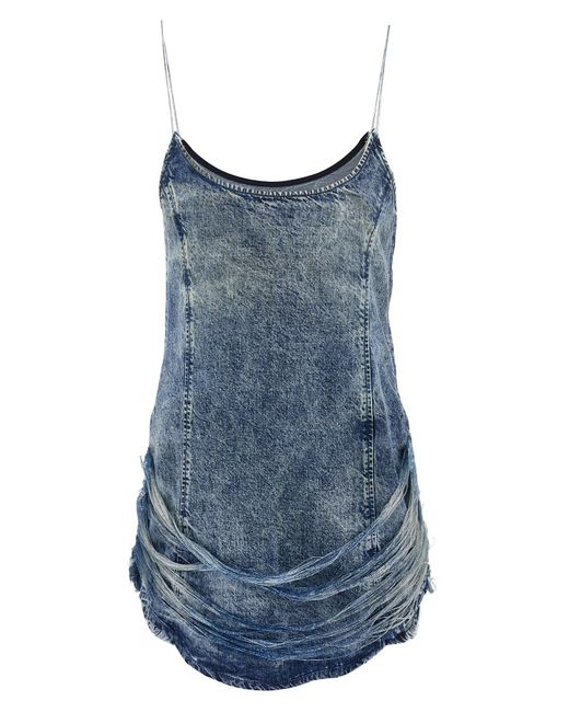 DIESEL Blue Kleid "De-Dra-Short-Fsg"