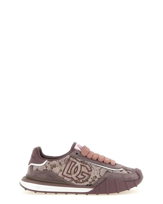 Dolce & Gabbana Brown 'dg Athletic' Sneakers