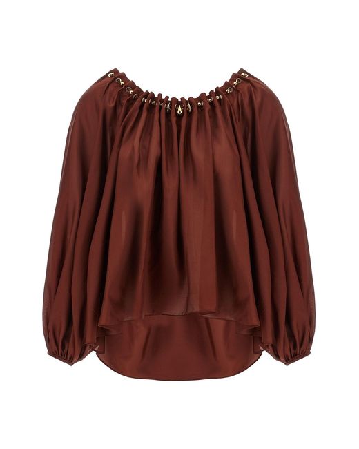 Zimmermann Brown 'aster' Blouse