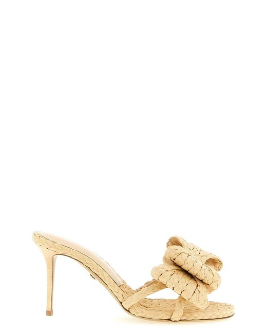 Mach & Mach Metallic 'le Cadeau' Mules