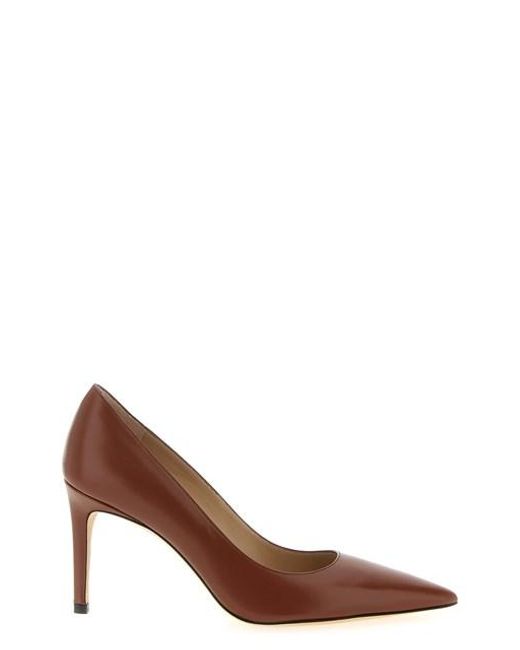 Stuart Weitzman Brown 'stuart Power' Pumps
