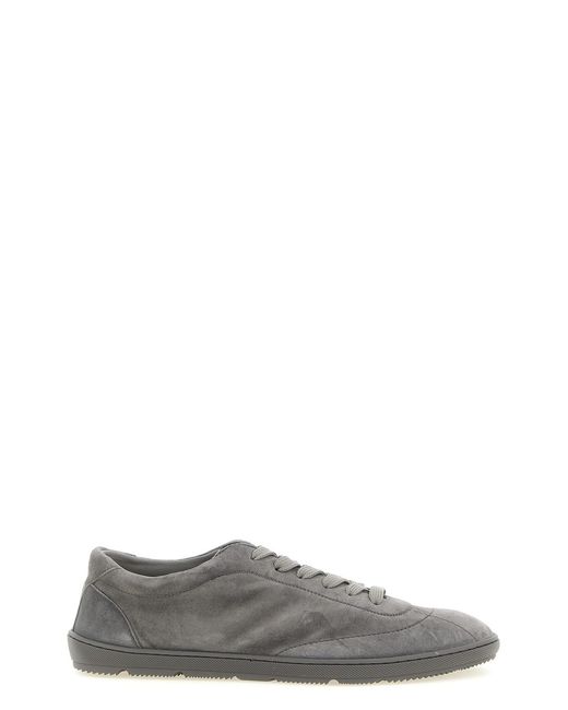 Brunello Cucinelli Gray Suede 'light' Sneakers for men