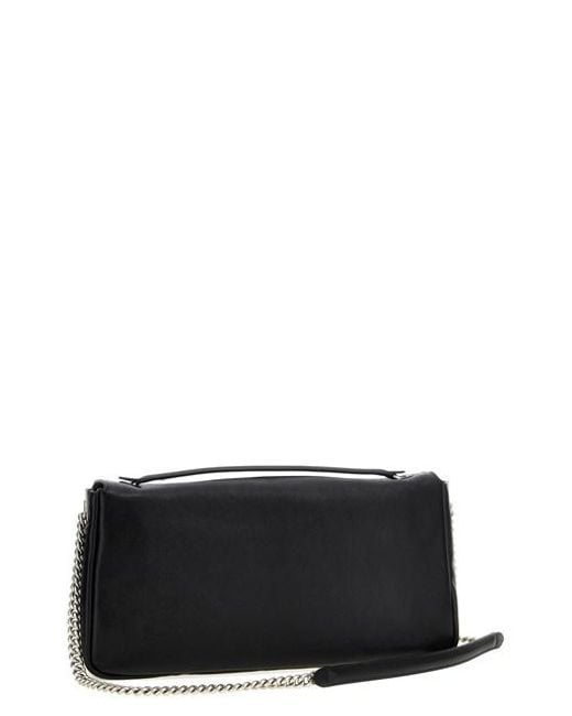 Borsa a spalla 'Baguette Chain Large' di Fendi in Black