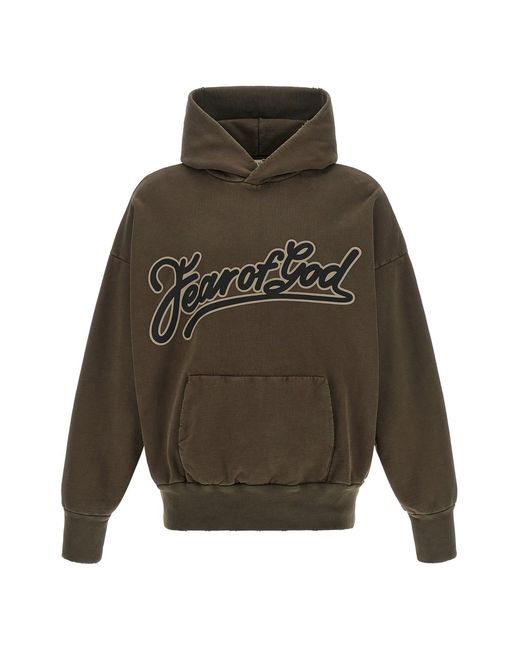 Fear Of God Green ' Classic' Hoodie for men