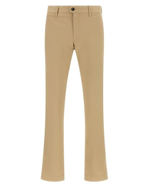 Incotex Natural Cotton Trousers for men