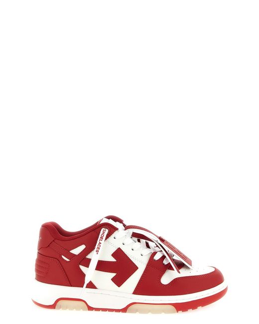 Off-White c/o Virgil Abloh Red 'out Of Office' Sneakers for men