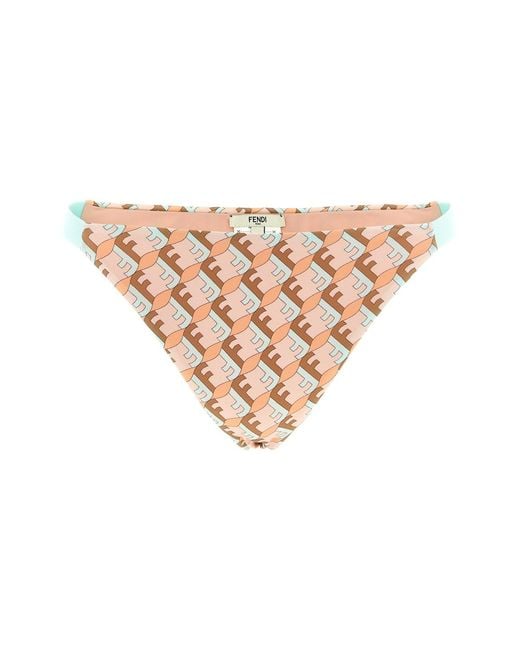 Fendi White 'ff Waves' Bikini Briefs