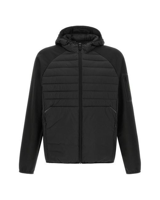 Boss Black Two-material Hoodie for men