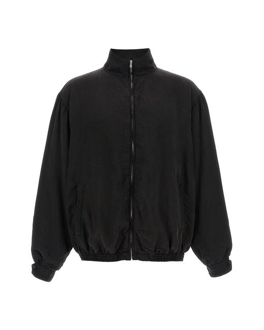 Ssstein Black 'vintage' Bomber Jacket for men