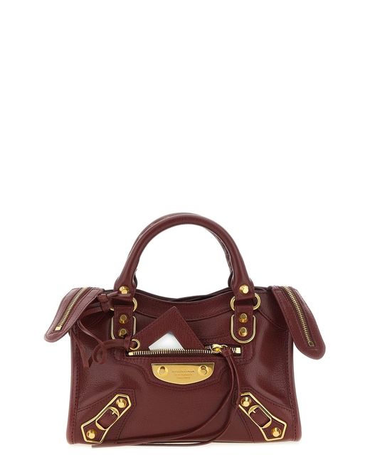 Balenciaga Brown 'le City Uptown' Mini Handbag
