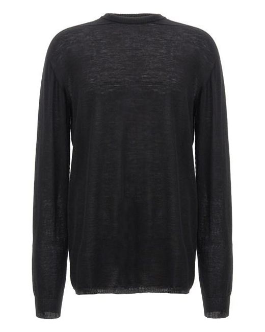 Maglia 'Oversized level' di Rick Owens in Black da Uomo