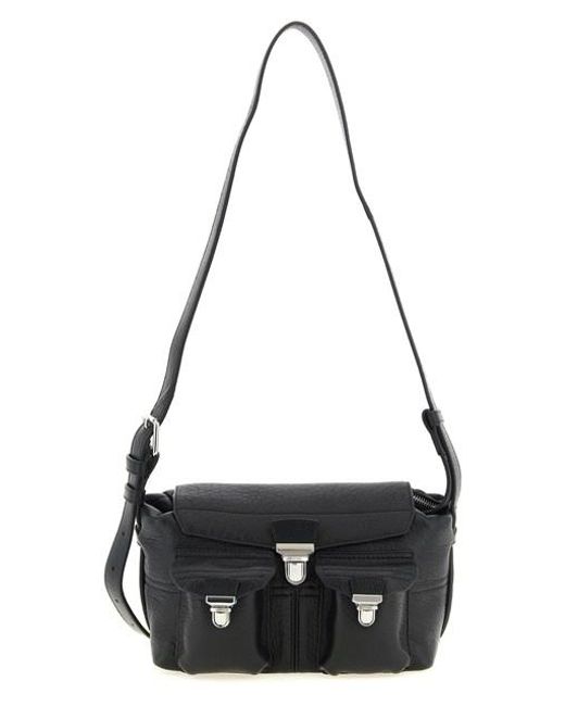 Tracolla 'Mini Soft Gear' di Lemaire in Black da Uomo
