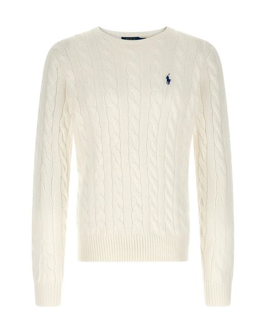 Polo Ralph Lauren White 'driver' Sweater for men