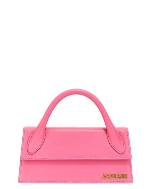 Jacquemus Pink 'le Chiquito Long' Handbag