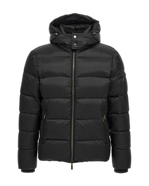 Bomber 'Brett' di Moorer in Black da Uomo