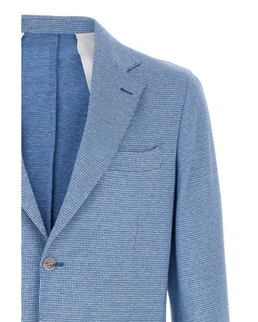 Blazer 'Dynamic 201' di Barba Napoli in Blue da Uomo