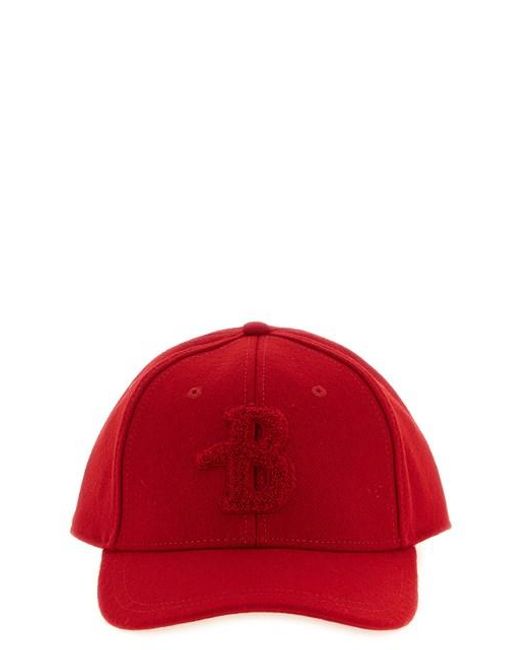 Cappellino Patch Monogram di Ballantyne in Red da Uomo