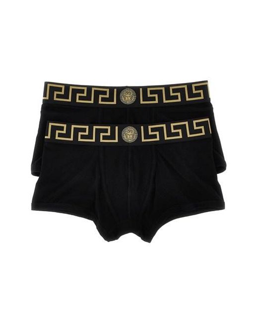 Greca Intimo Nero-Uomo di Versace in Black da Uomo