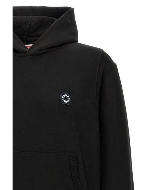 Felpa con cappuccio 'Gots Boke Flower 2.0' di KENZO in Black da Uomo