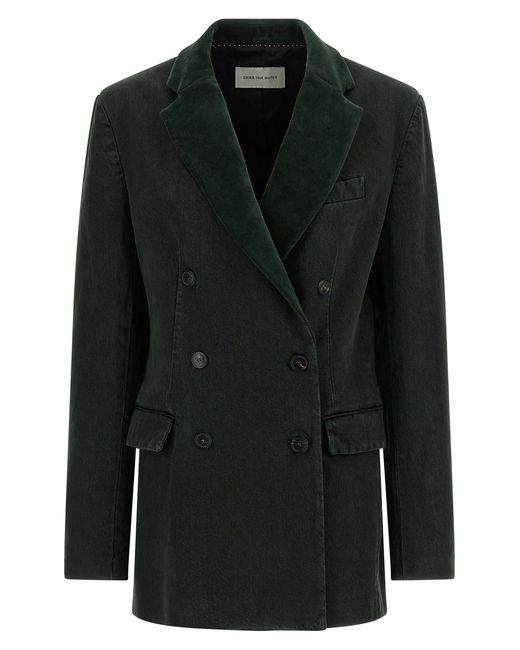 Dries Van Noten Black 'befya' Blazer